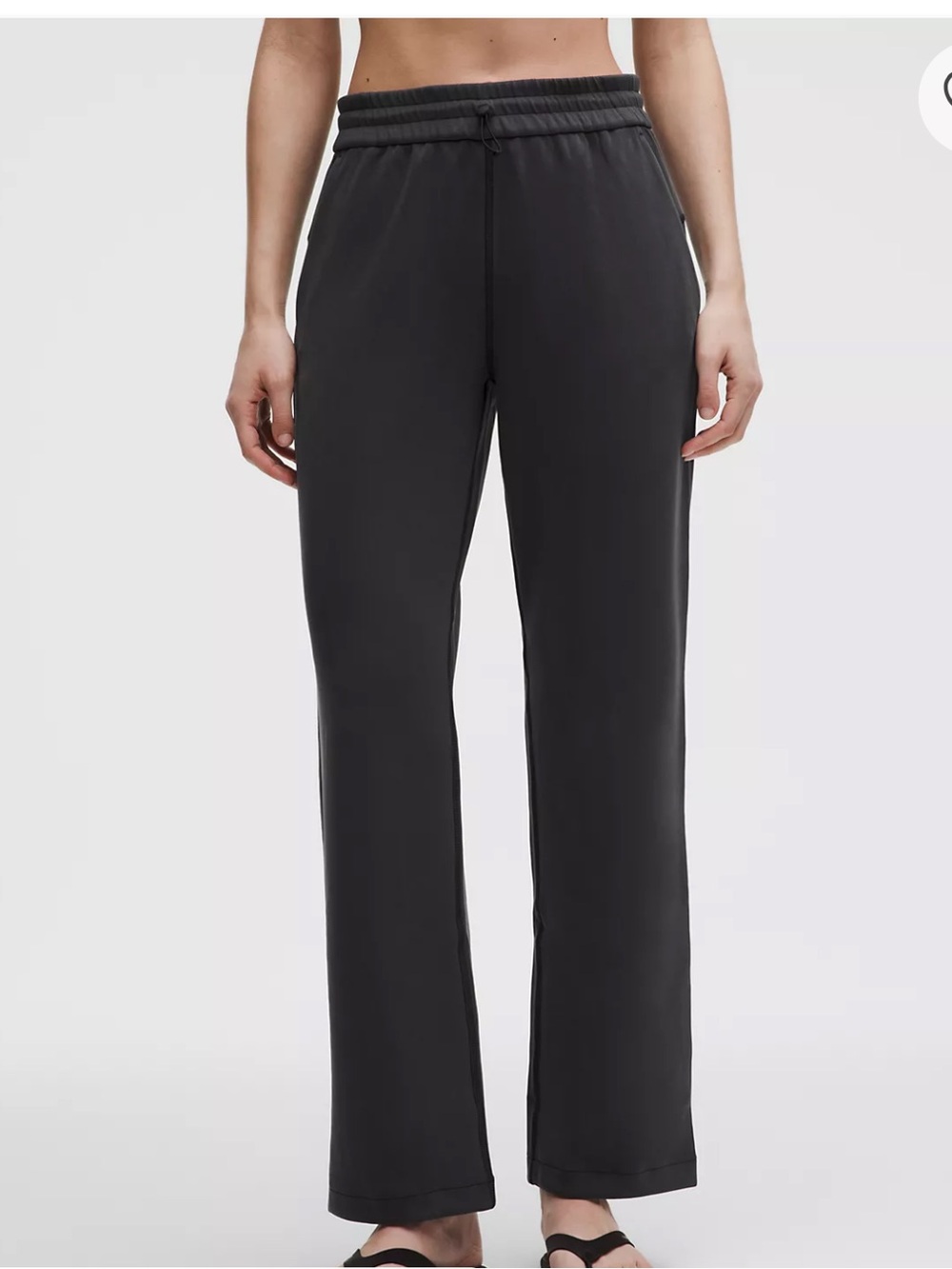Lululemon Softstreme High-Rise Pant Black 2 Pull On Lounge